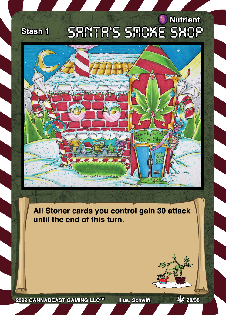 Santa'S Smoke Shop (Color Non Holo)